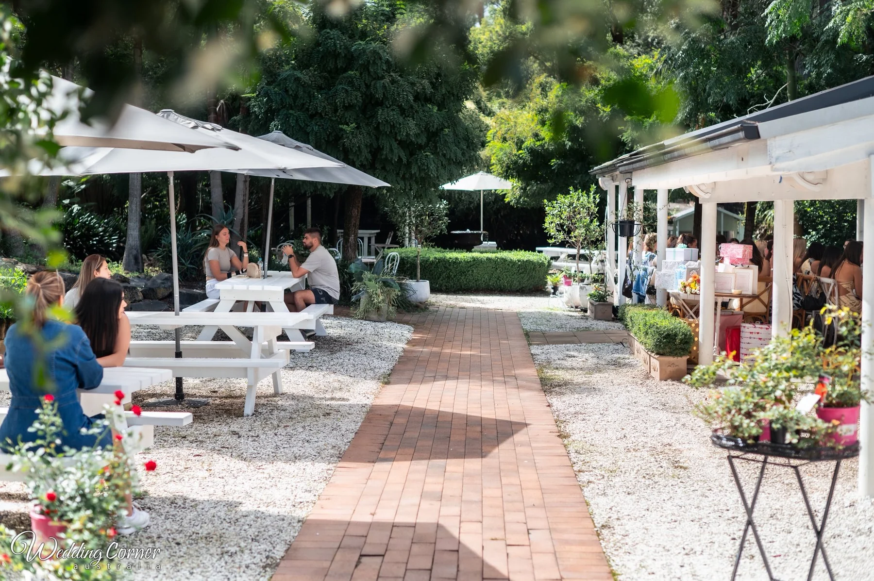 The Hills Grove courtyard seating